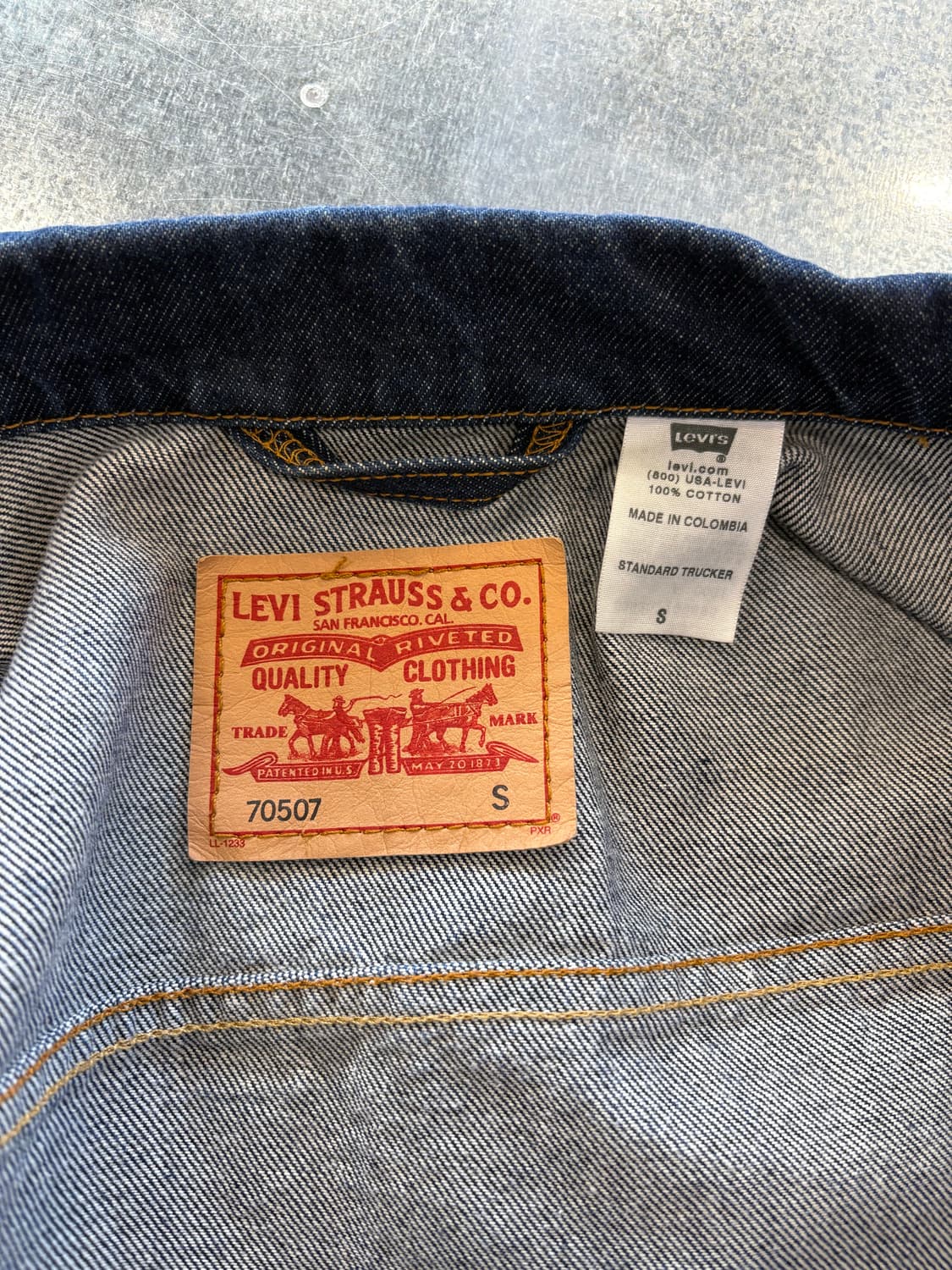 00s 05년도 리바이스 데님 트러커 재킷 상품이미지4