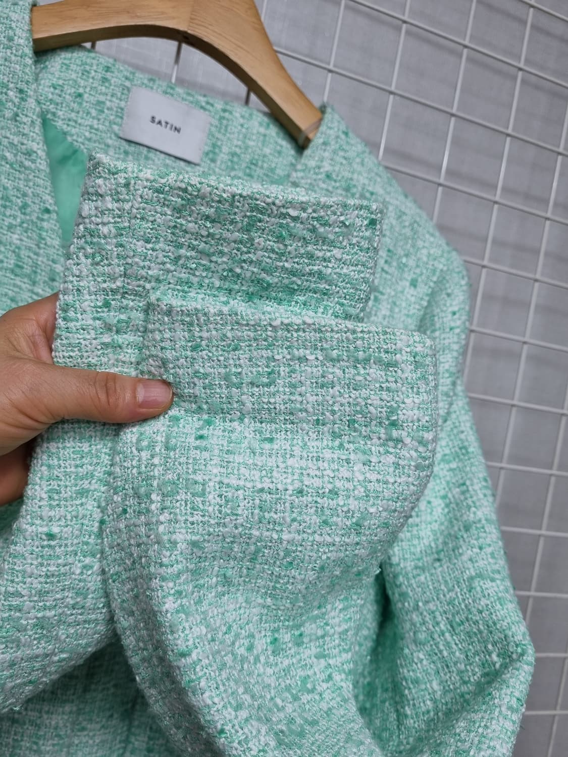 샤틴 트위드자켓 상품이미지3