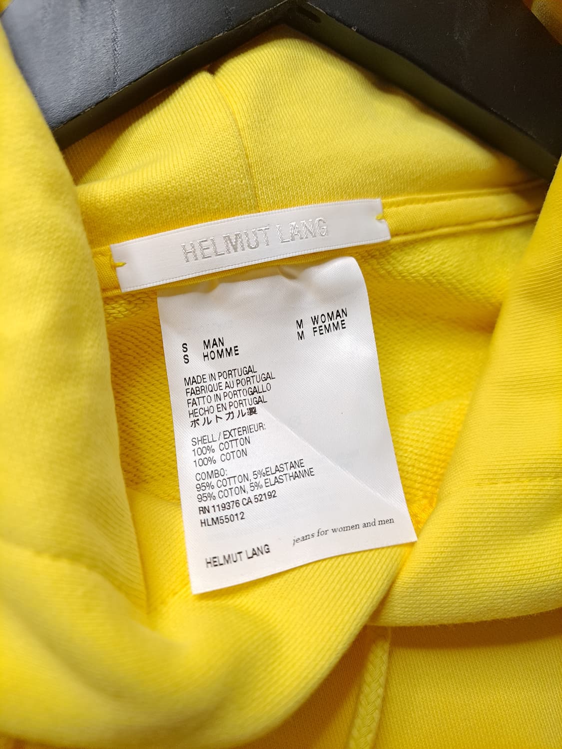 HELMUT LANG 헬무트랭 - 암홀 라인 백로고 프린팅 후디 105  상품이미지5