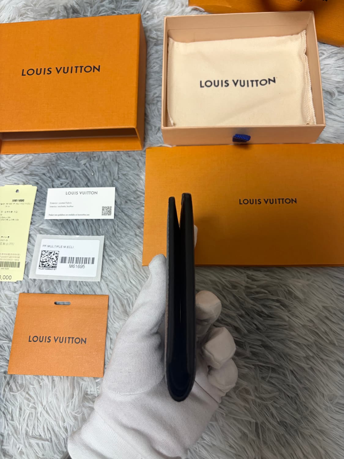 [새상품급/풀구성]루이비통 모노그램 이클립스 반지갑 상품이미지5