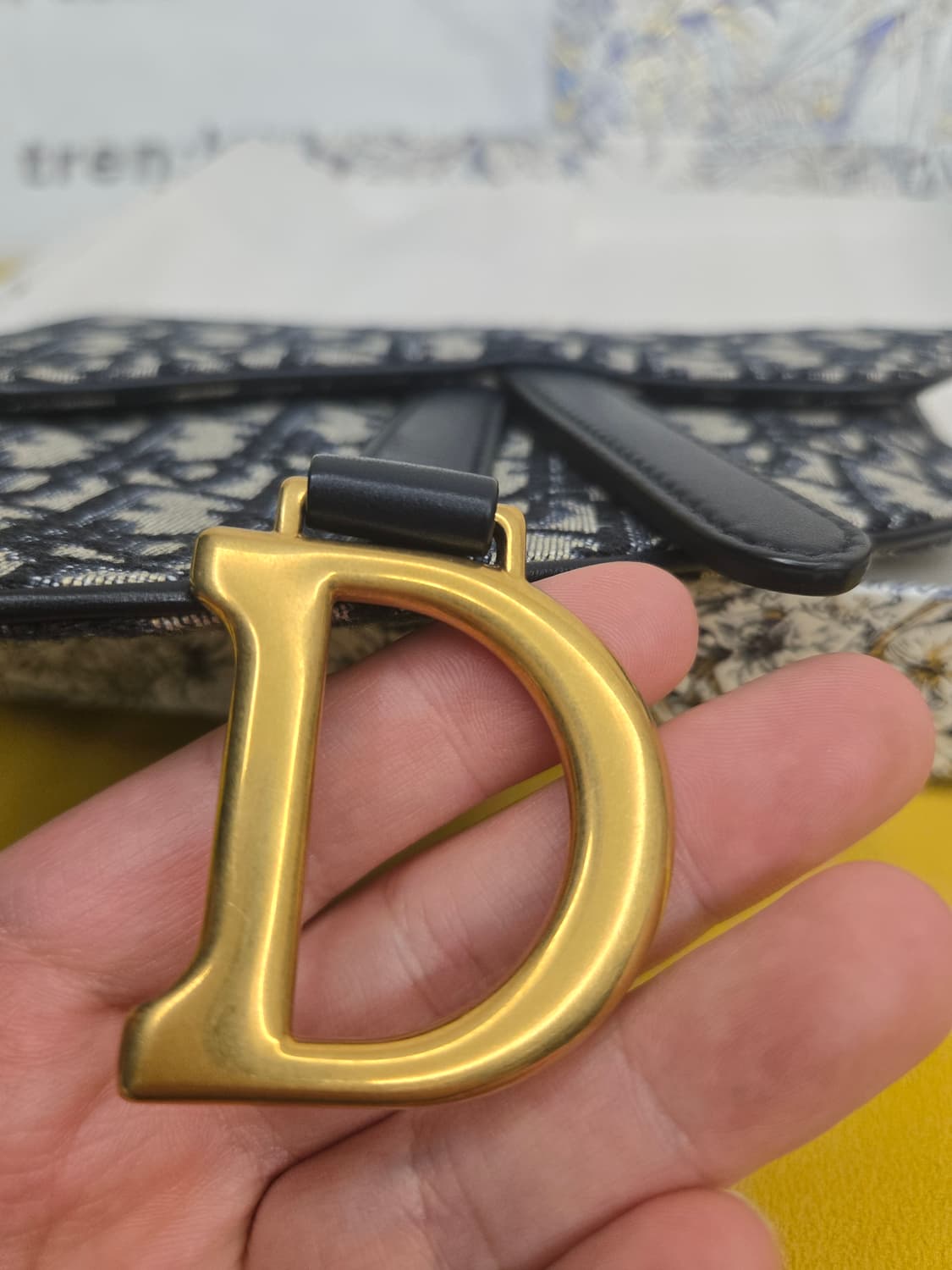 디올 오블리크 새들 벨트백 상품이미지7