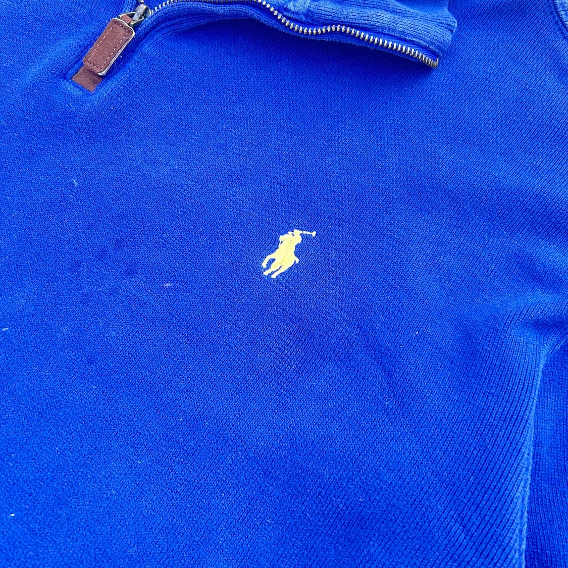 폴로 랄프로렌 블루 하프집업 니트 상품이미지4