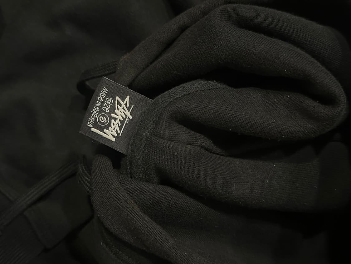 Stussy Basic Stussy Hoodie Black 상품이미지4