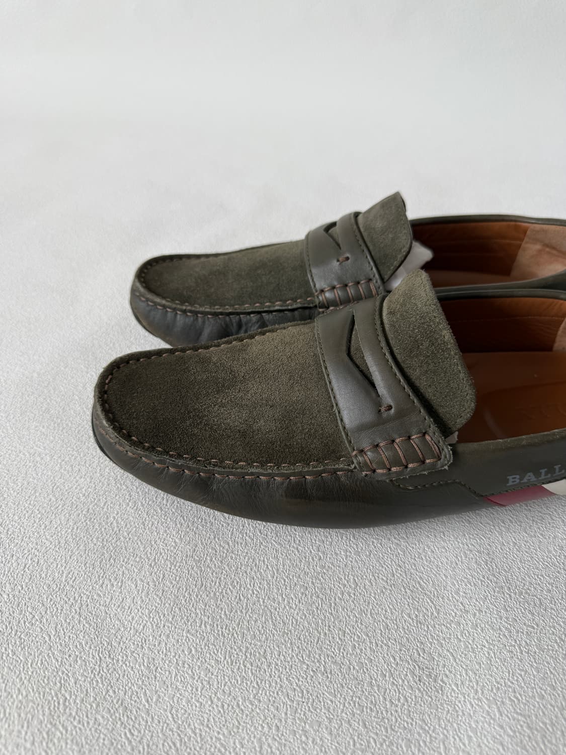 [US8]발리(BALLY) 드라이빙 슈즈(KHAKI, ITALY) 상품이미지6