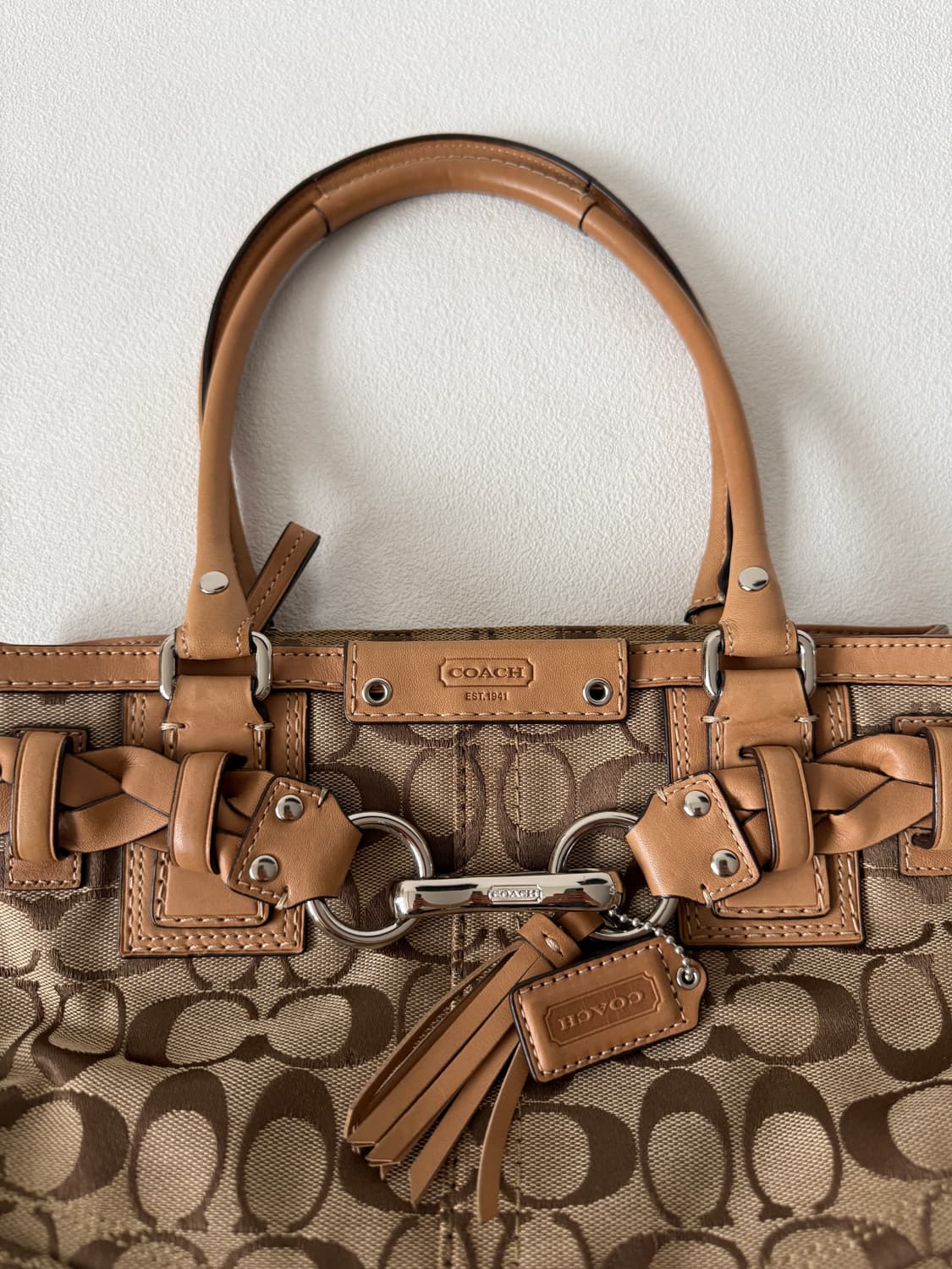 코치(COACH) 모노그램 토트 숄더백 상품이미지2