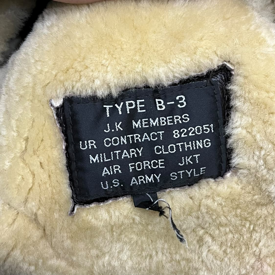 빈티지 B-3 무스탕 레더자켓 s08604 상품이미지6