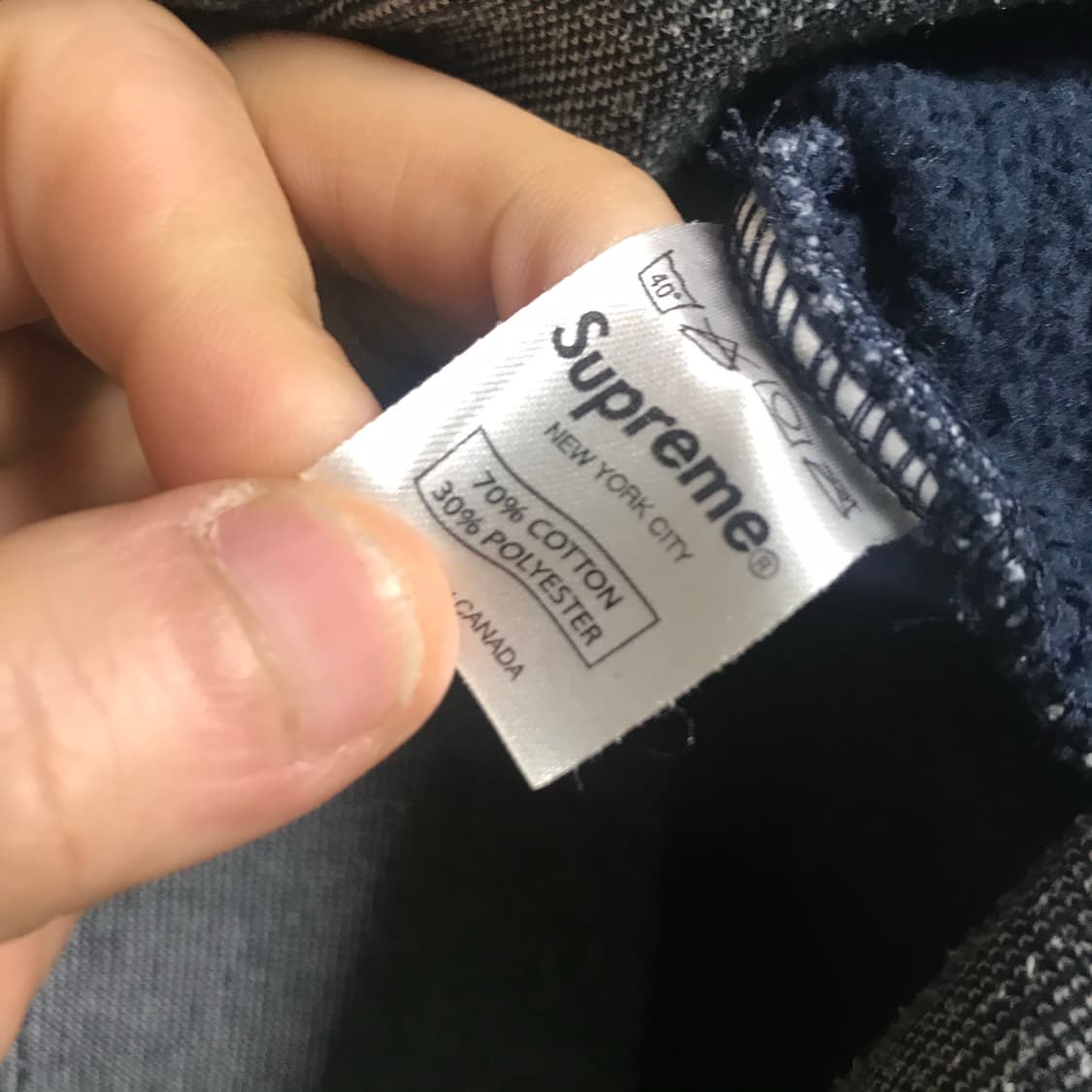 Supreme의 2008AW 시즌 Script Heather Zip Ho 상품이미지5