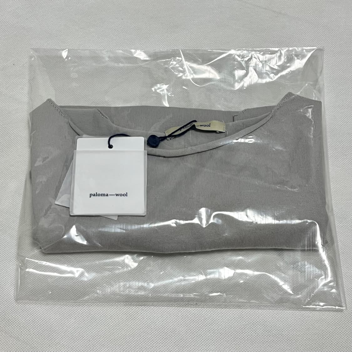 [M]팔로마울 Zalea 구슬 슬리브리스 탑/그레이 상품이미지3