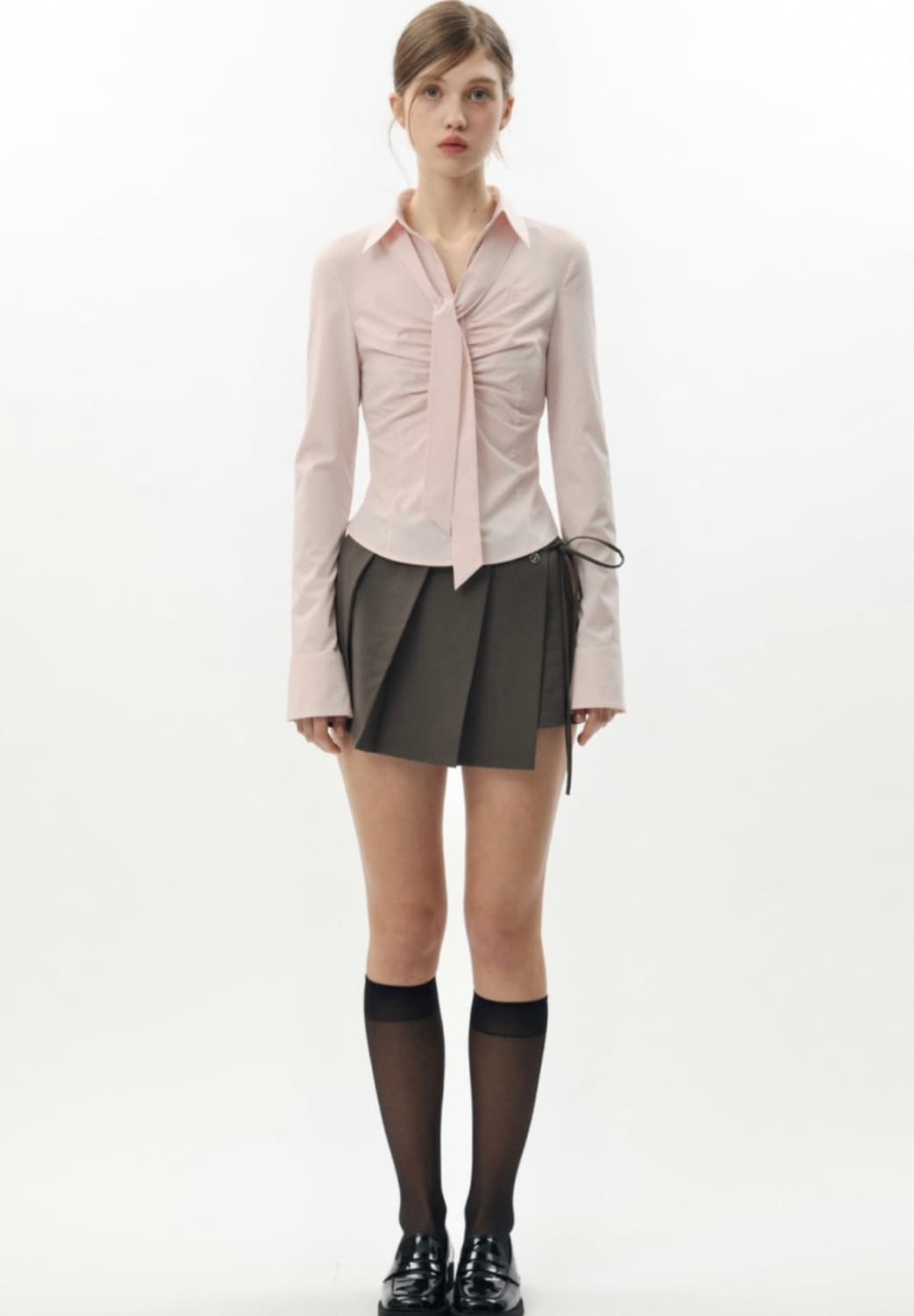 페인오어플레저 비비안 스카프 셔츠 상품이미지1