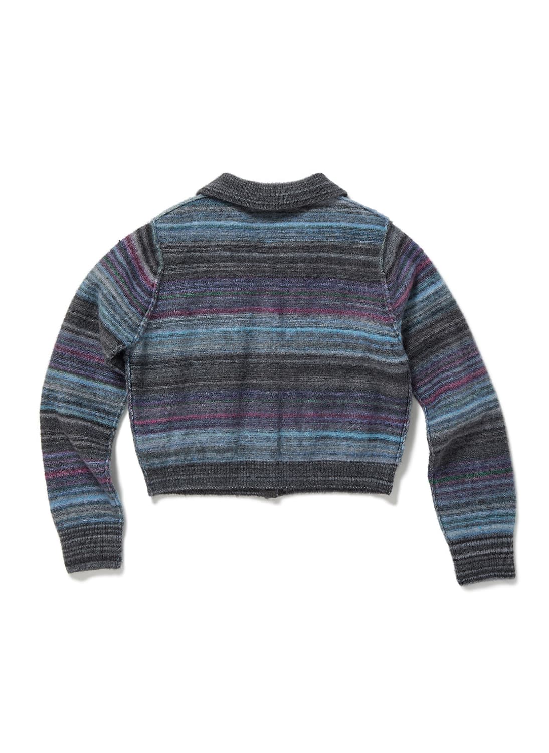 [F]퍼버즈 26ss 스트라이프 니트 셔츠/그레이 상품이미지8