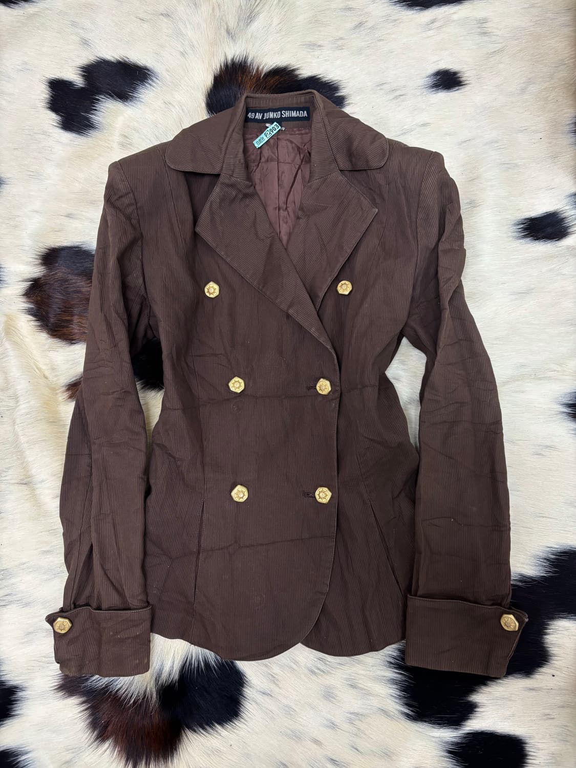  [49AV JUNKO SHIMADA]Brown Gold Button J 상품이미지3