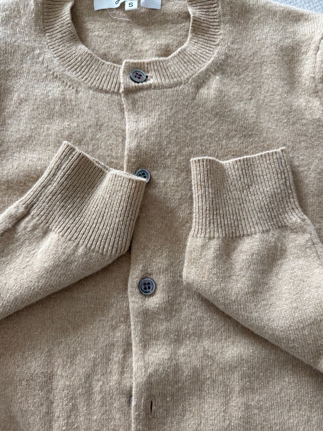 꼼데가르송 가디건 베이지 상품이미지4