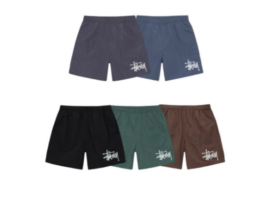 🔥[새상품/정품]🔥스투시 빅 베이직 워터 쇼츠 반바지 5 color 상품이미지1