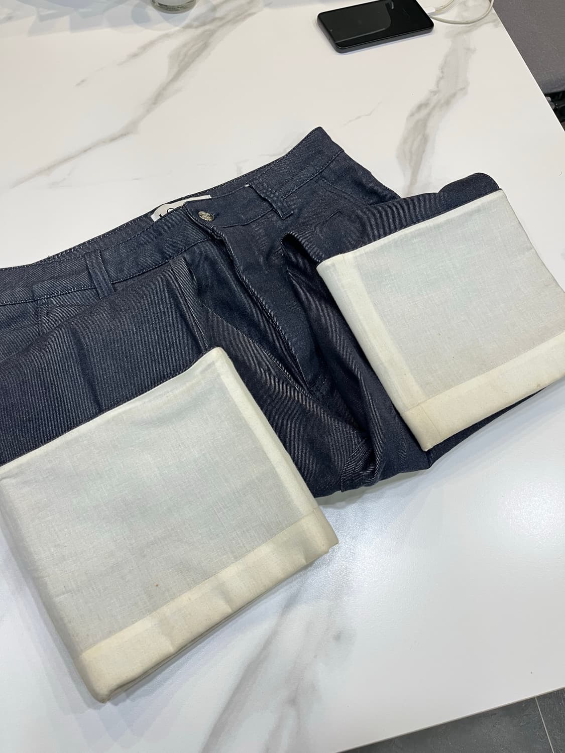 48) 로에베 피셔맨 데님 loewe 꼬르소꼬모 4 size 바지 데님 상품이미지7