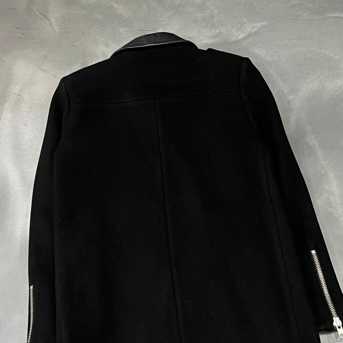  산드로 레더 카라 코트 y15197 상품이미지4