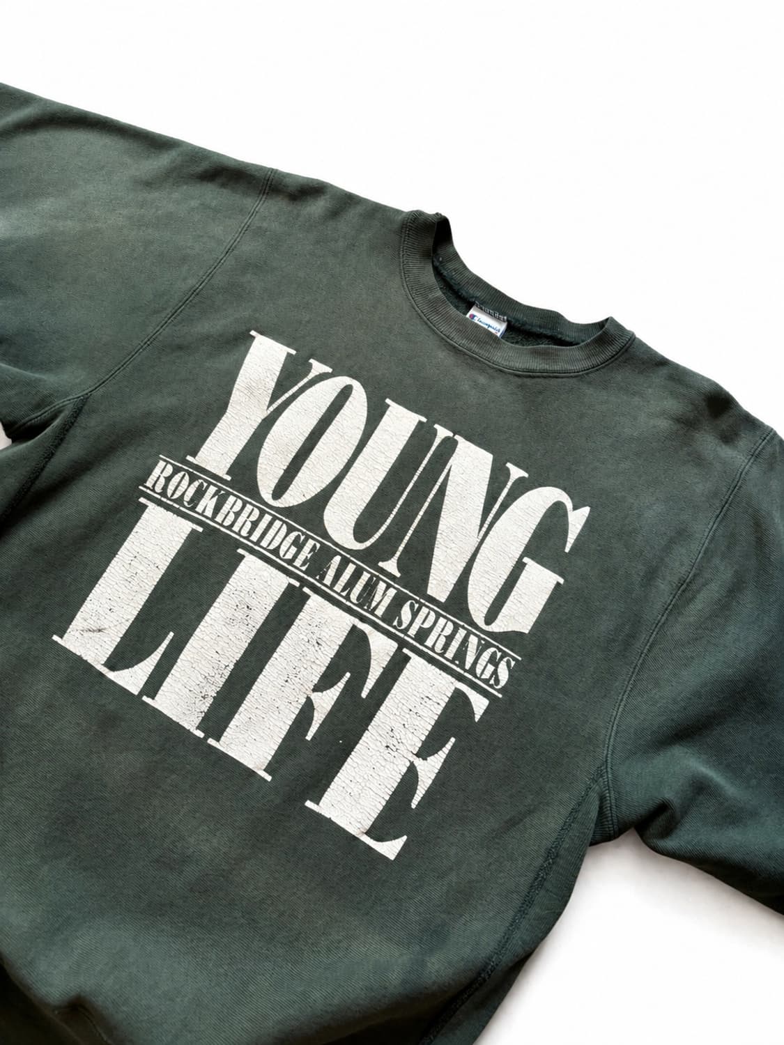 90s 챔피온 YOUNG LIFE 리버스위브 스웻셔츠 L 상품이미지6