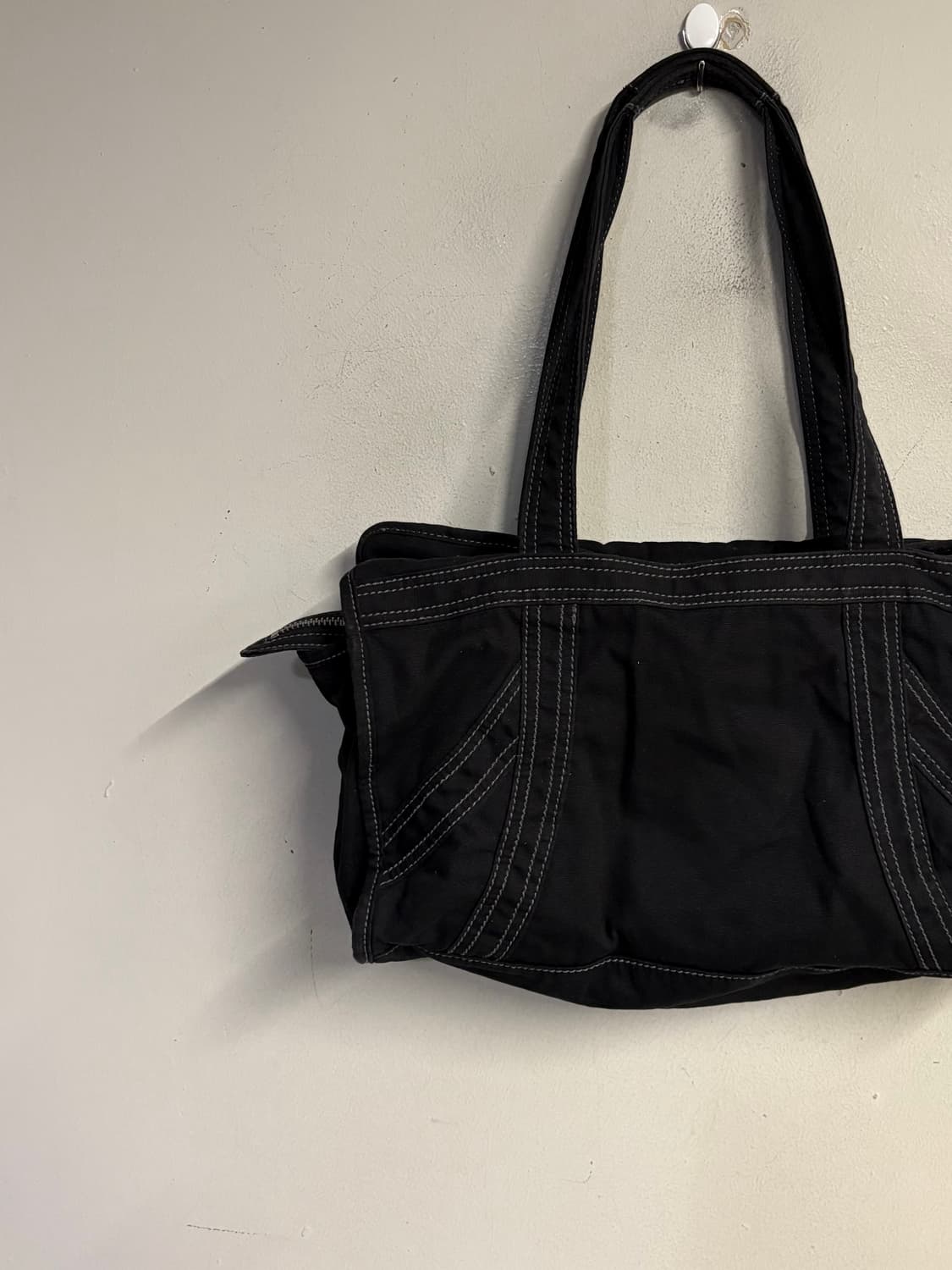 DIESEL stitch  tote bag black 상품이미지6