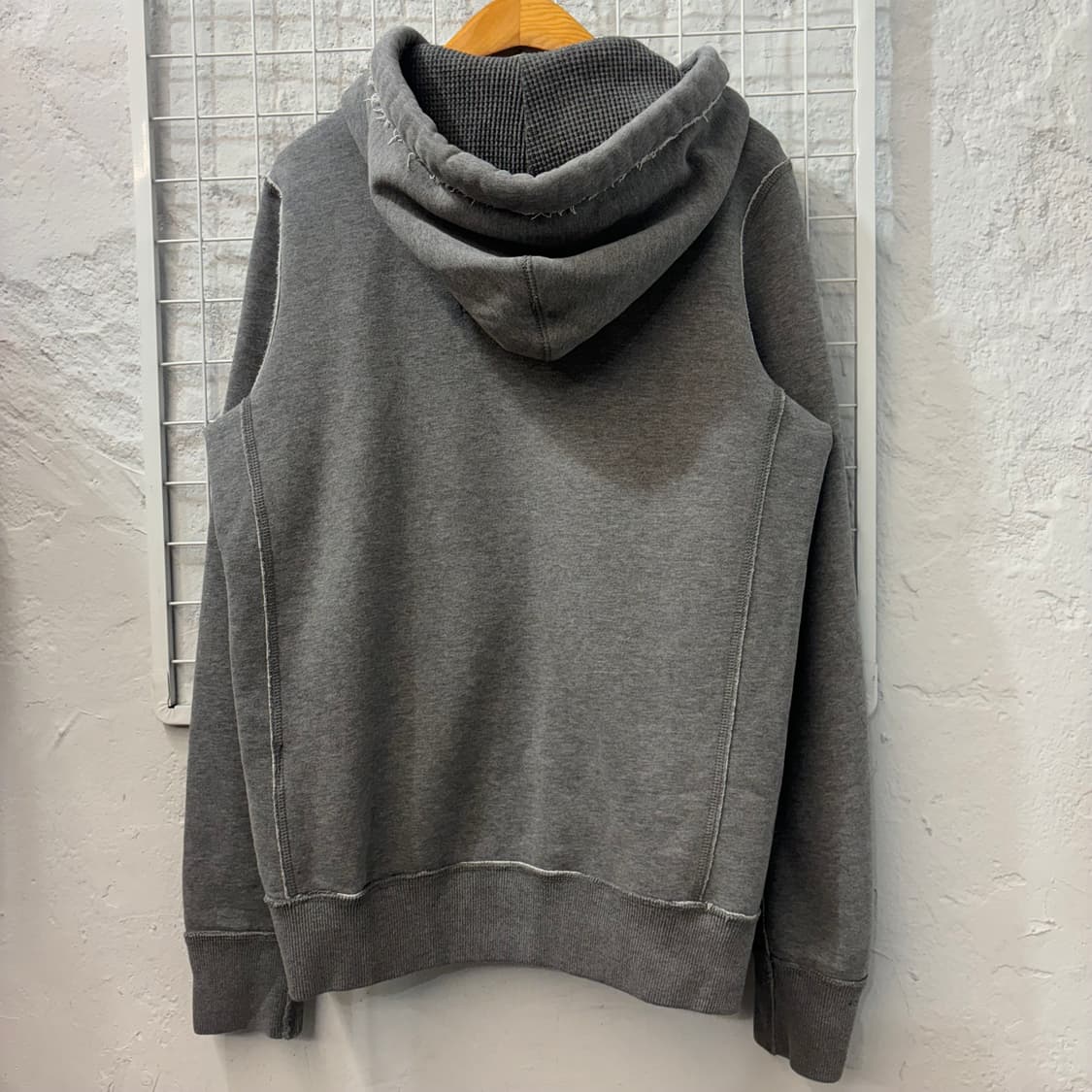 아베크롬비 y2k 빈티지 그레이 후드집업 S 상품이미지2
