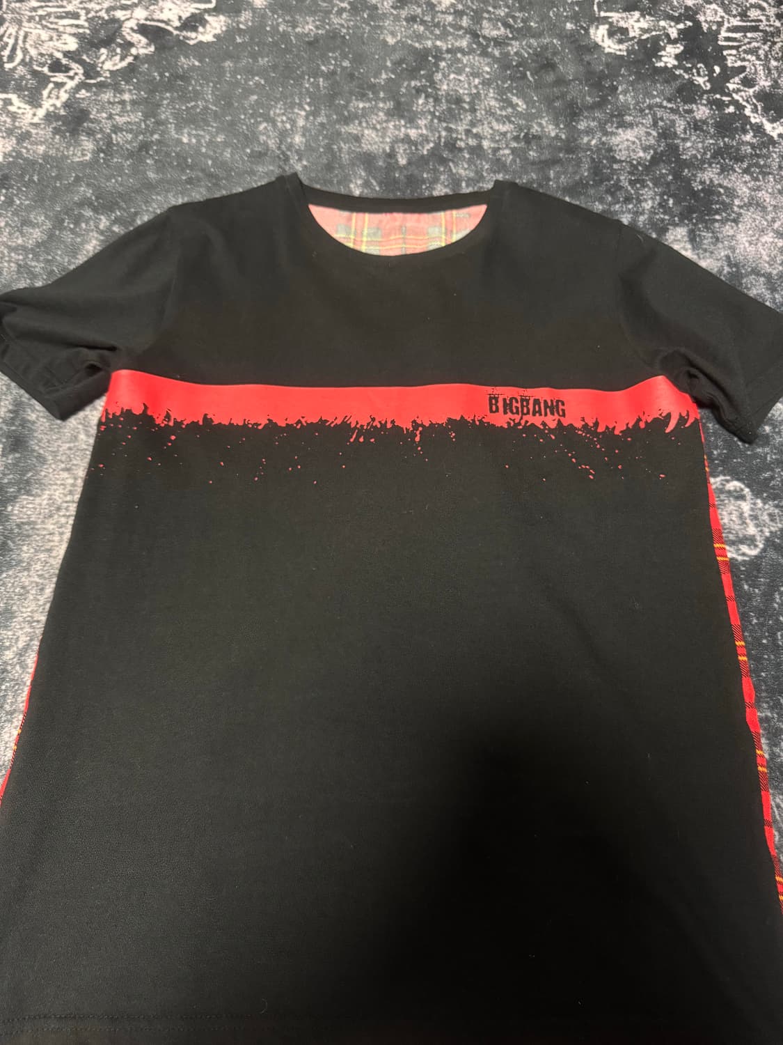BIGBANG Checked design T-shirt 상품이미지3