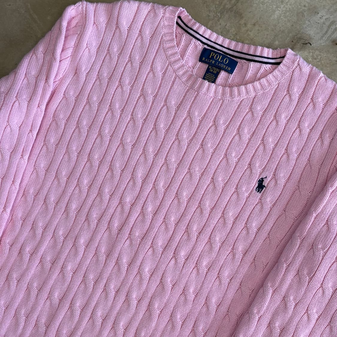 🫶🏻 폴로랄프로렌 여성용 Pink 케이블 니트 🫶🏻 상품이미지2