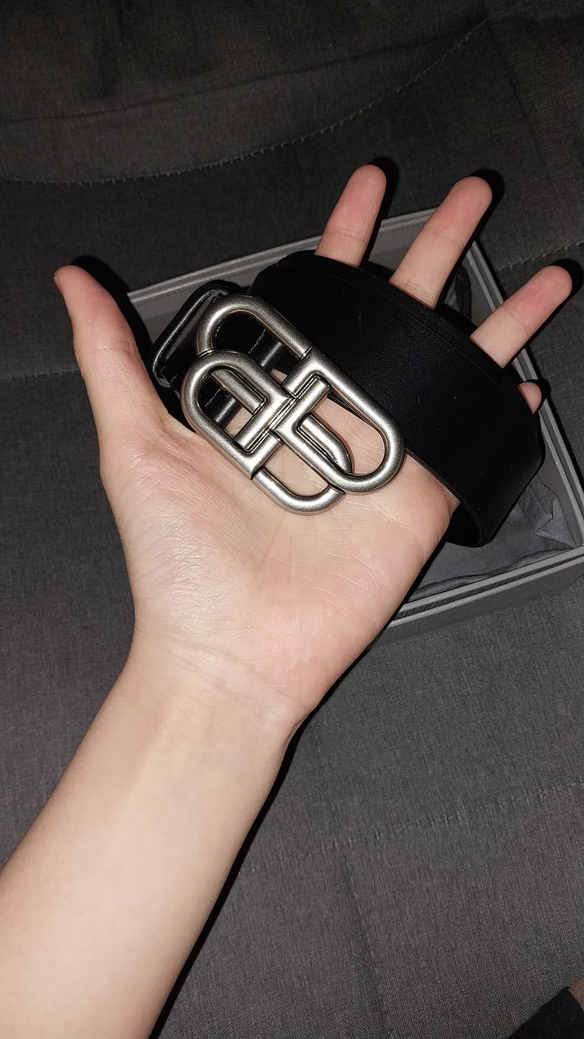 Balenciaga BB Silver-tone Belt 상품이미지2