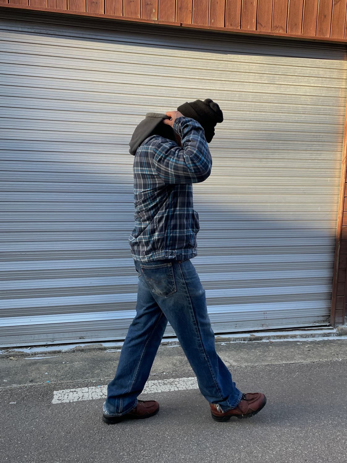 00s Stussy Check Harrington Jacket 상품이미지2