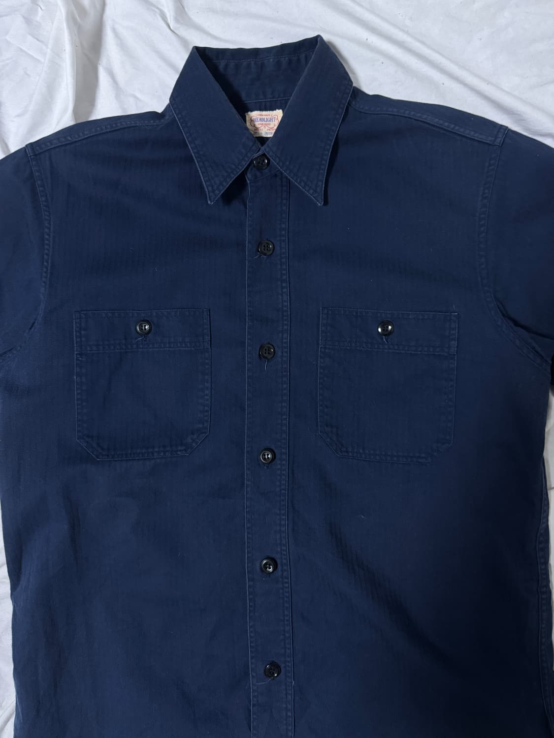 Headlight 체인스티치 자수 hbt 워크셔츠 토요엔터프라이즈 상품이미지5