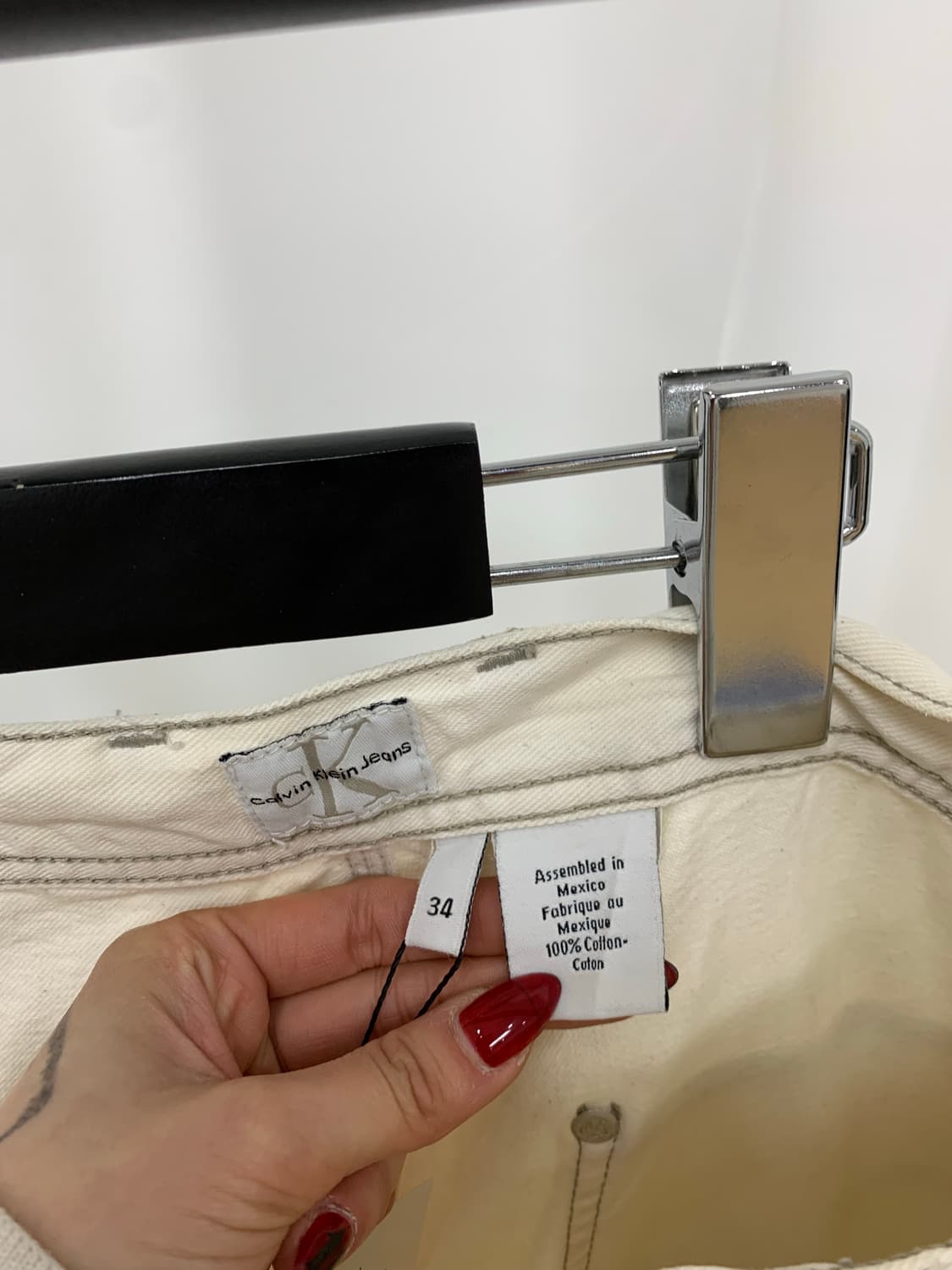 캘빈클라인 화이트 카펜터진 상품이미지5