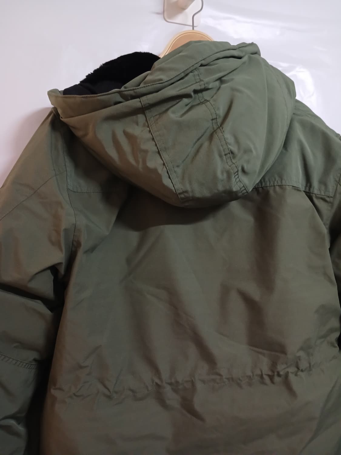 (상태굿,L,100)COVERNAT 커버낫 헤비다운패딩 카키 상품이미지5