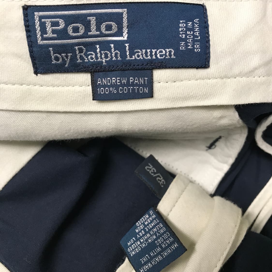 폴로 랄프로렌 네이비 치노 팬츠 32/32 상품이미지7