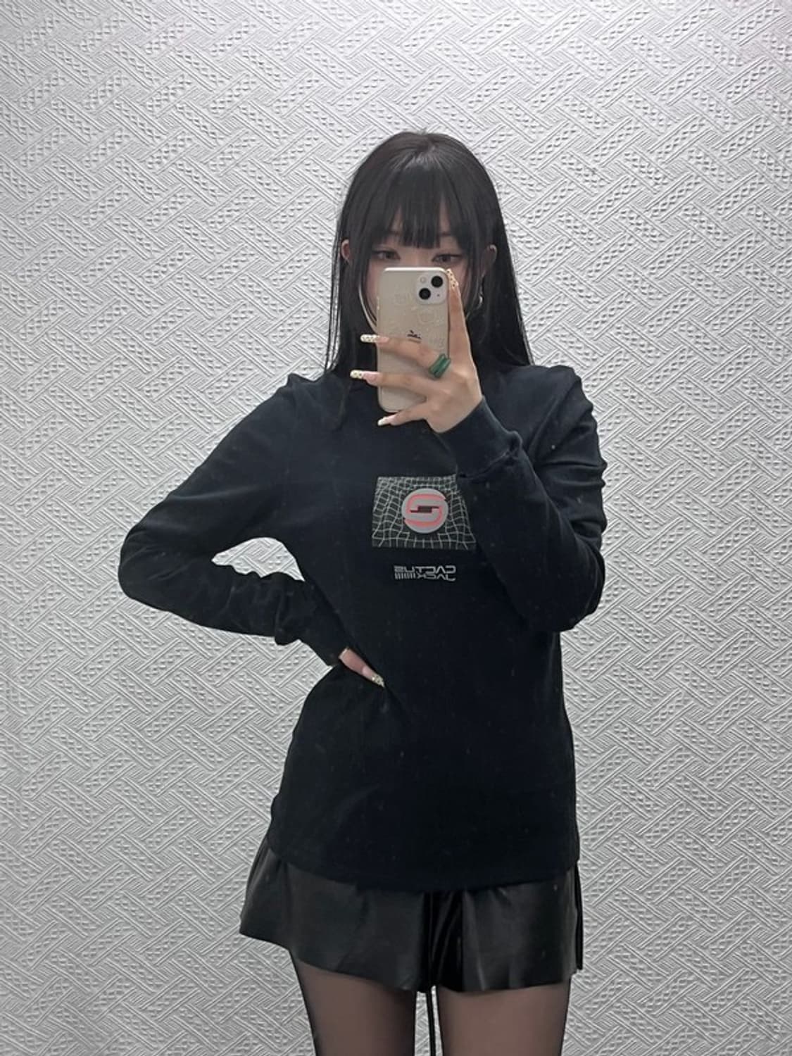 나이키X트래비스스캇 스트릿 힙합 레터링 롱슬리브 85 C09717 상품이미지2