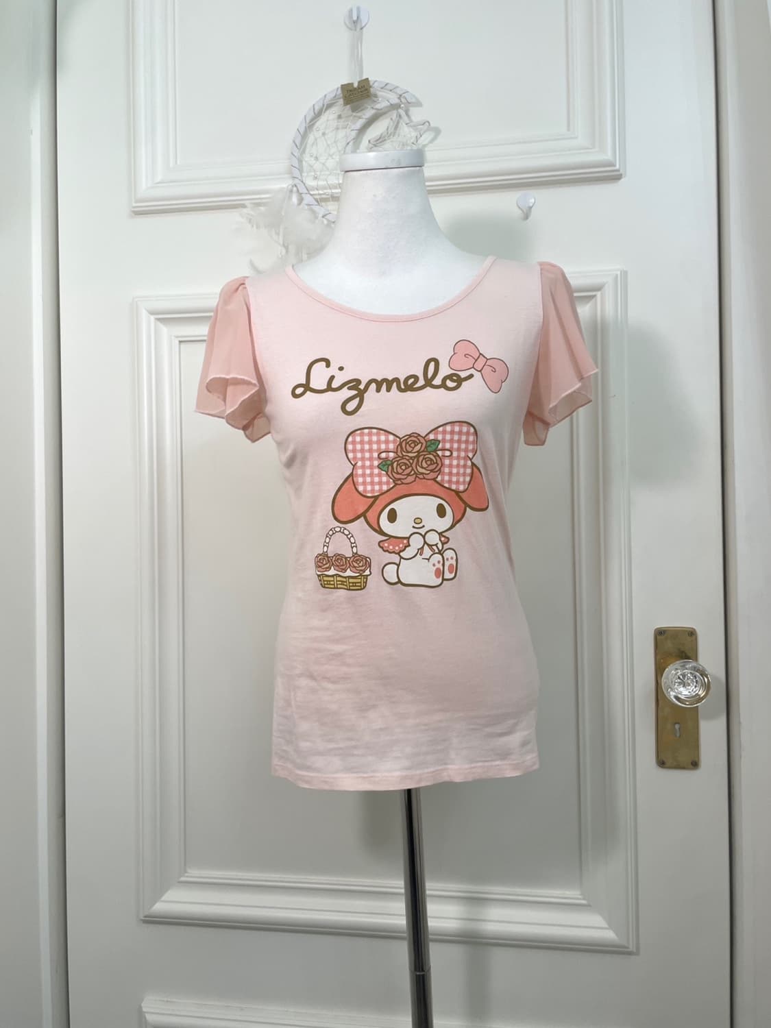 LIZMELO puff sleeve basic top(size-M) 상품이미지1