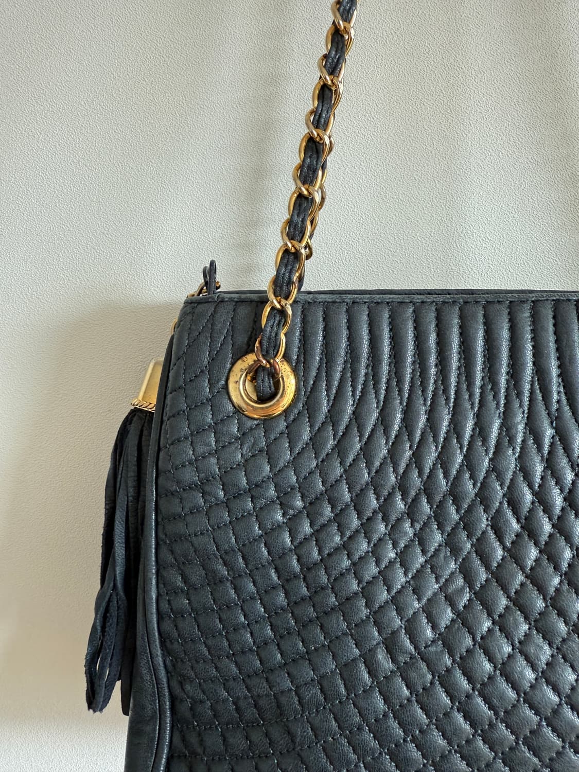 올드 발리(BALLY) 레더 체인 숄더백 상품이미지6