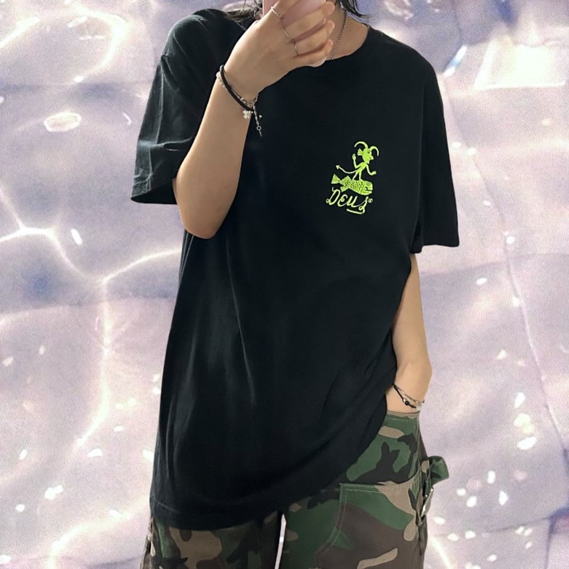 데우스 엑스 마키나 반팔 티셔츠 블랙 XL  상품이미지2