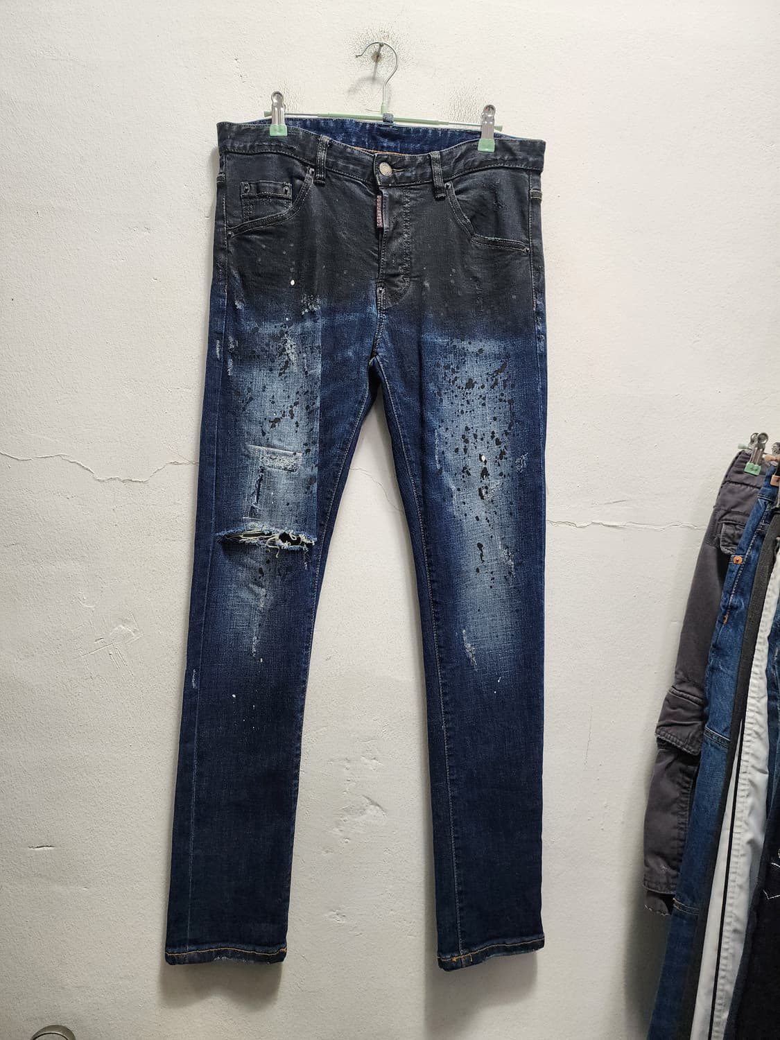 디스퀘어드2 데미지 배색 스플래터 청바지 상품이미지2