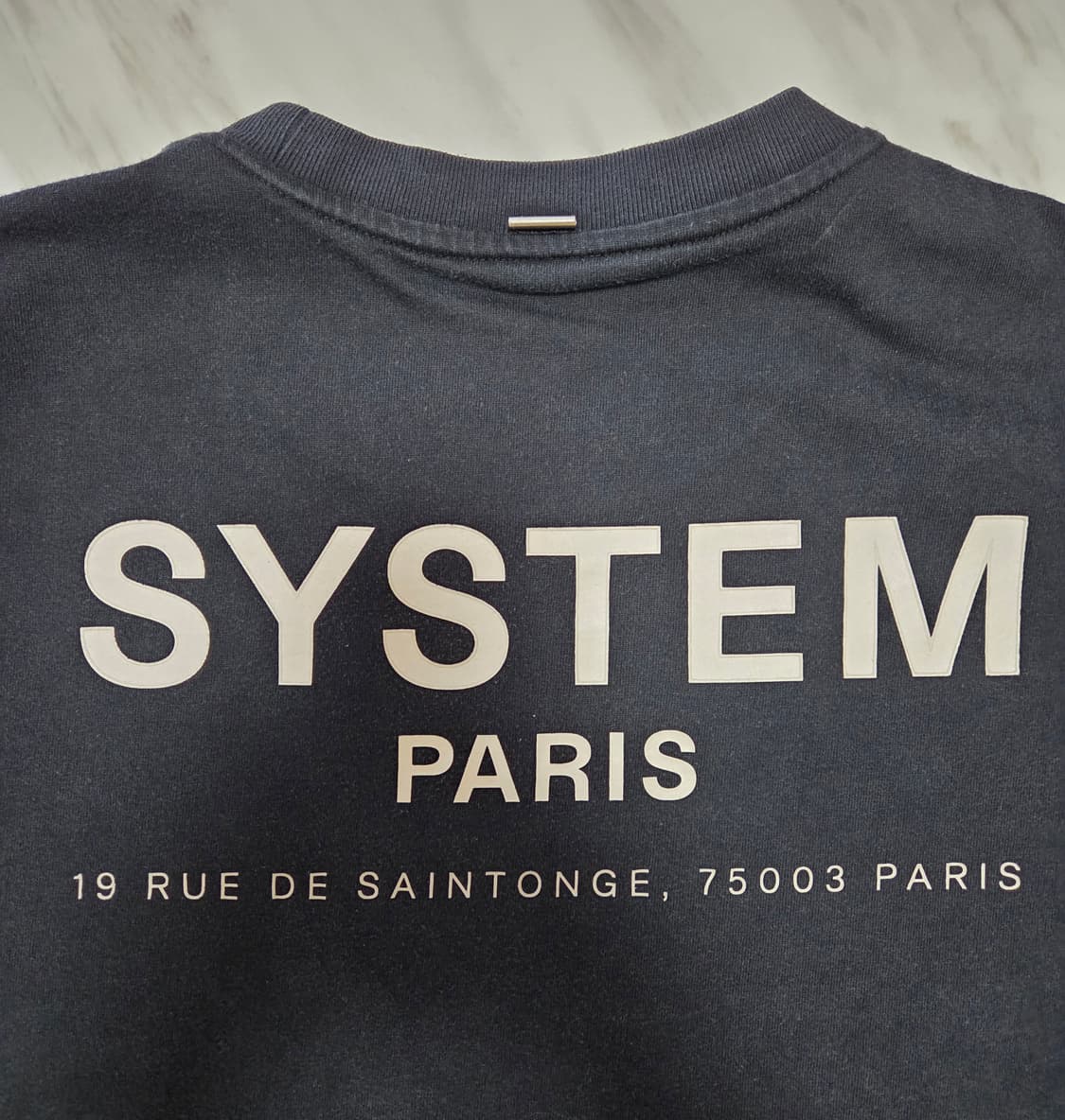 시스템옴므 프린트 반팔 티셔츠 상품이미지4