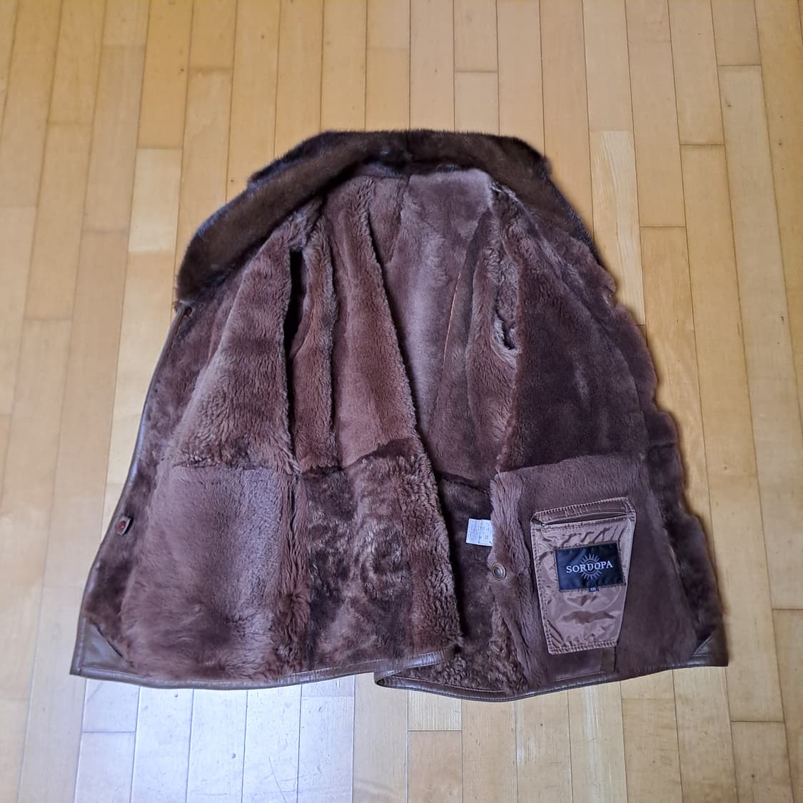 (택포) SORDOPA 밍크카라 양가죽 양털 무스탕 105 B358 상품이미지6