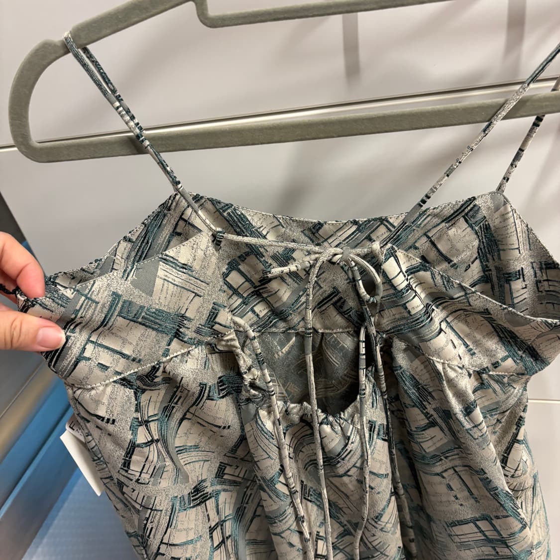 FIKA 포레스트 그린 끈 롱 원피스 새제품 상품이미지8