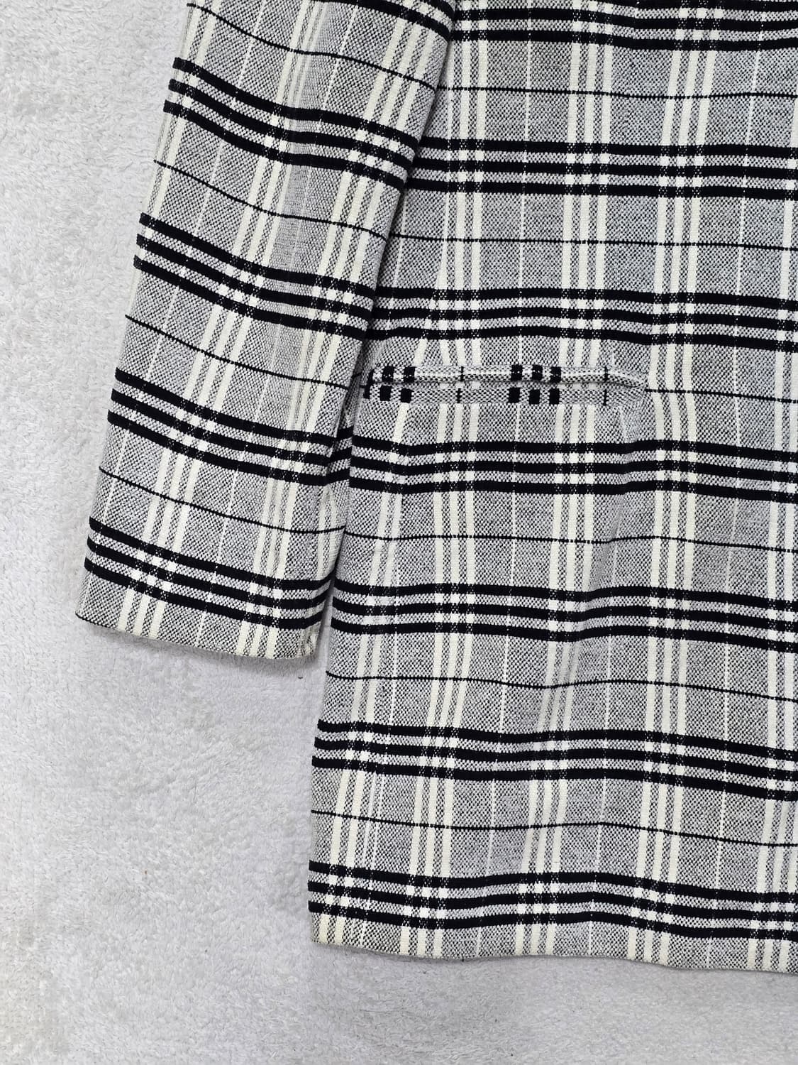 Gianfranco Ferre 지안프랑코 페레 실크 혼방 체크 코트  상품이미지5