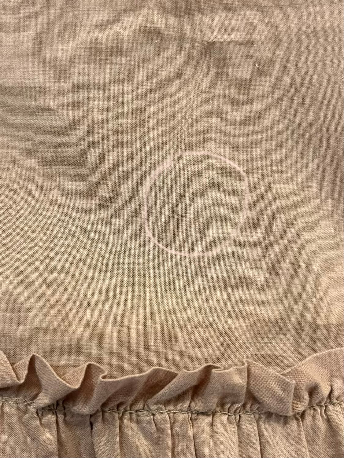 빈티지 프릴 자수 롱 스커트 브라운 M #csz4069  상품이미지6