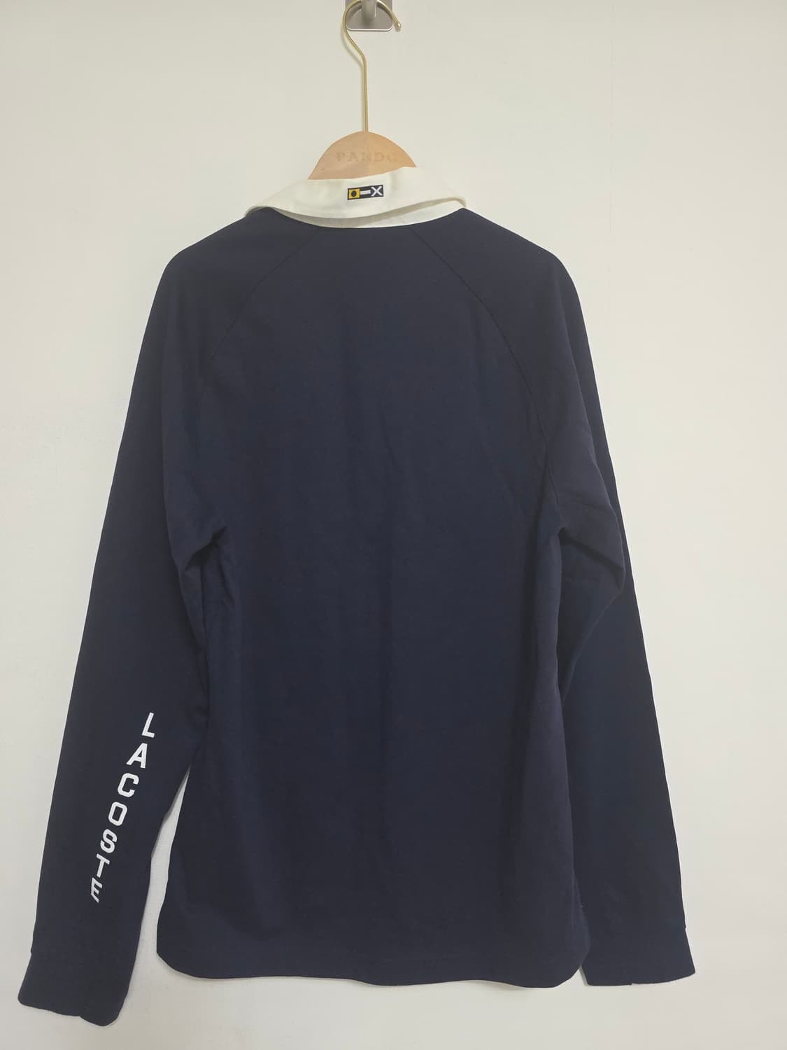 라코스테 Lacoste 세일링 기어 긴팔 폴로 셔츠 네이비 XS (유니섹 상품이미지2