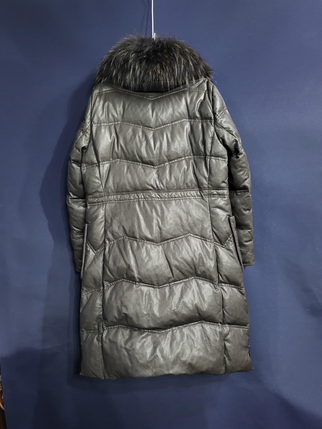 샤트렌 덕다운 모피 양가죽 패딩 상품이미지8