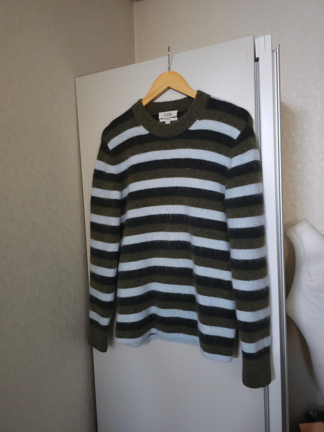 COS 스트라이프 양모 니트 스웨터 상품이미지1