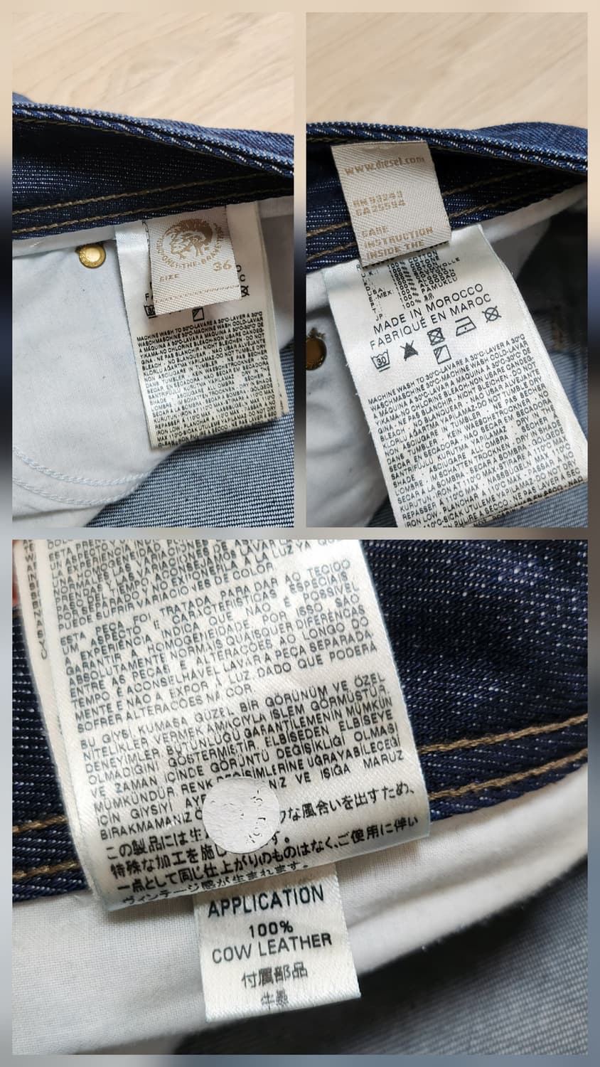 디젤thanaz 청바지 (36 상품이미지10