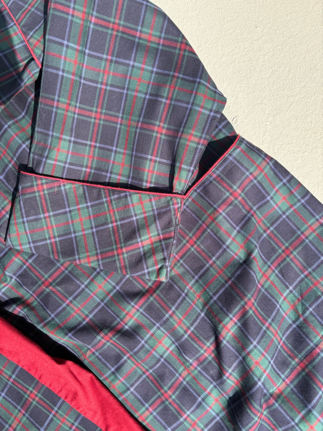 80’ DAKS check robe gown 상품이미지6