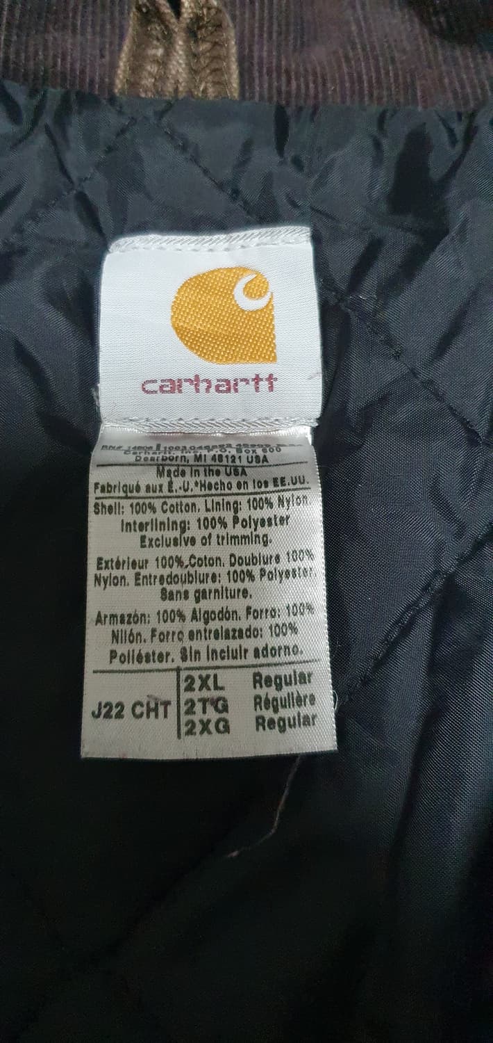 칼하트 j22 CHT 체스트넛 xxl 샌드스톤 아크틱 디트로이트 자켓 상품이미지8