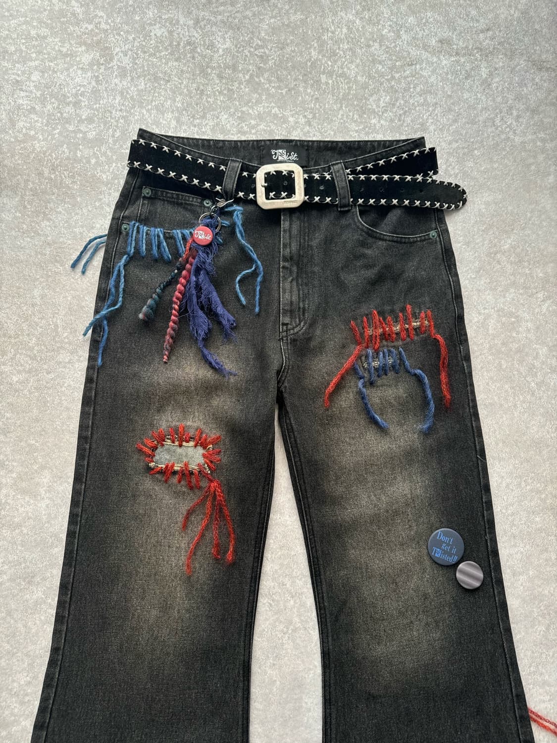 TΣist Hand Stitch Denim Flare Pants 상품이미지3