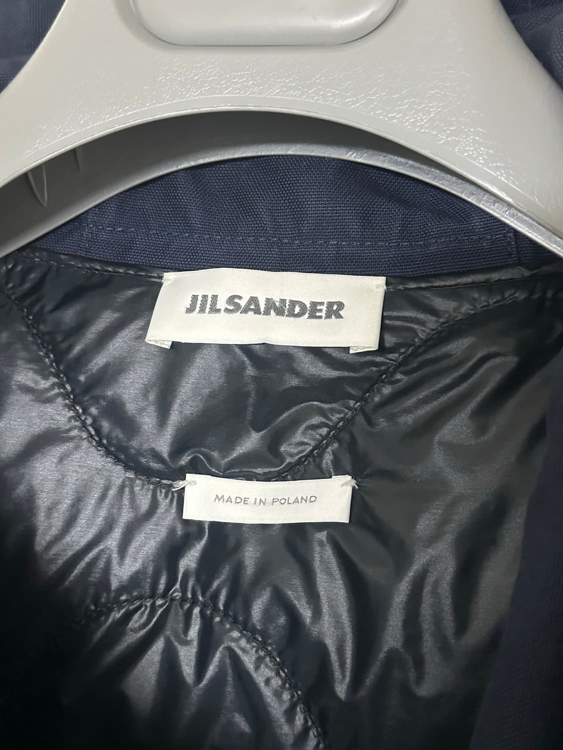 질샌더 리버시블 후디드 점퍼 다크네이비 상품이미지4