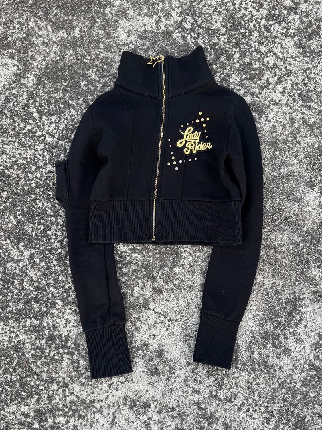 Star Cropped Zip Up 상품이미지1