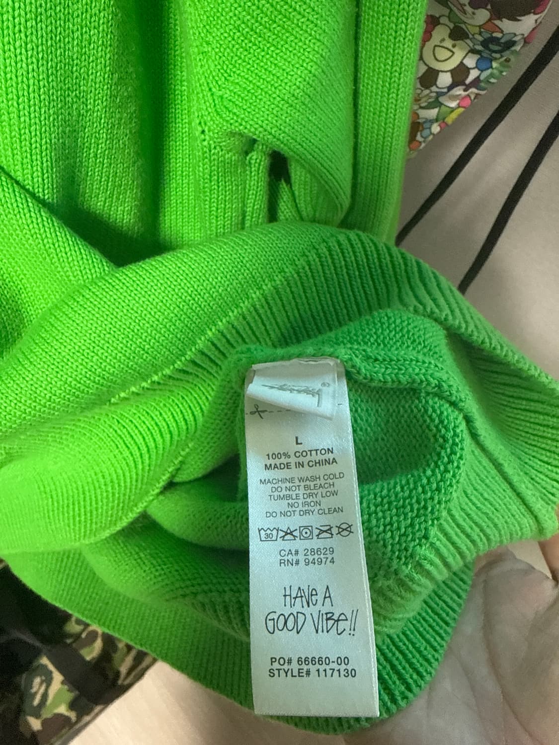 (급처)스투시 크라운 니트 L사이즈 상품이미지3